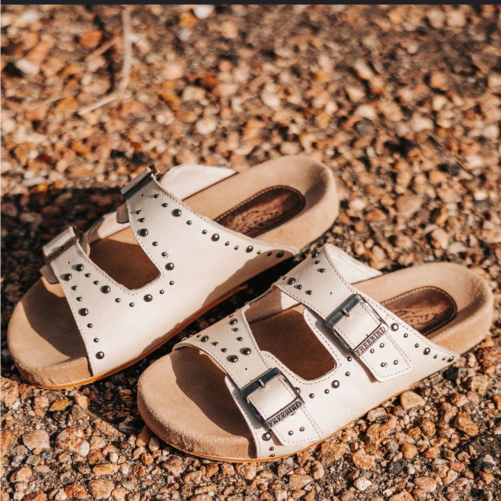 Freebird by Steven White Studded Sandals